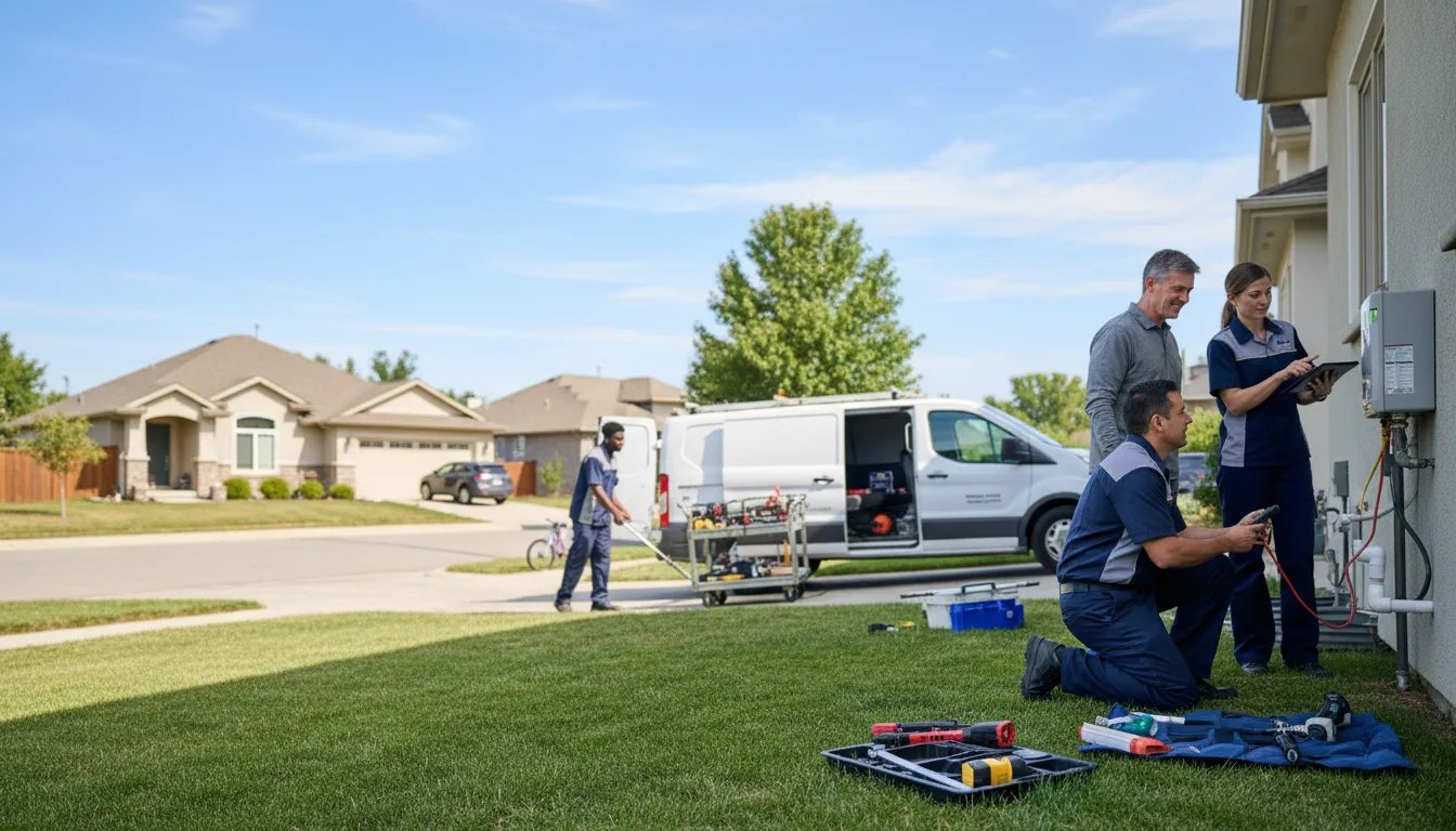 Tankless water heater service in Splendora, TX